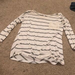 Charming Charlie long sleep top... SMALL